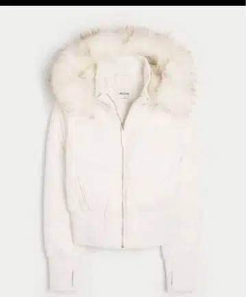 홀리스터 퍼(fur) 부착 다운 자켓
