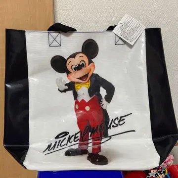 [택 포함 미사용] 미키 이매지닝 토트백 미토미 연미복 실사