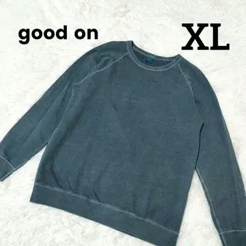 굿온 래글런 슬리브 맨투맨 페이드