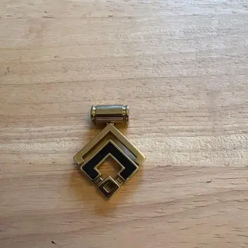 코란토테 목걸이 골드 블랙 탑만