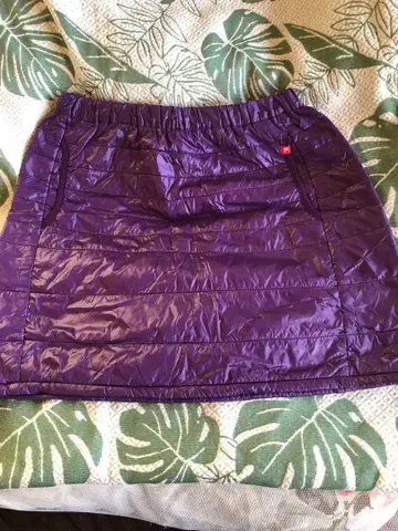 FILA 골프 테니스 따뜻한 스코트 스커트 퍼플