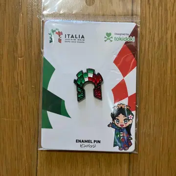 오사카 간사이 만박 이탈리아관 핀 배지