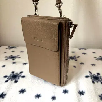 바르코스 스마트폰 미니백 베이지 사선 크로스