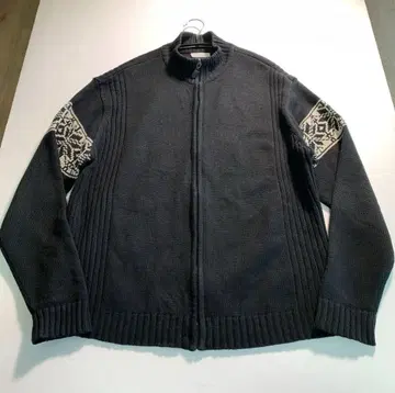 CLOCKHOUSE 드라이버 니트 스웨터 L 사이즈 블랙 지퍼