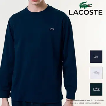 LACOSTE 긴팔 티셔츠 네이비