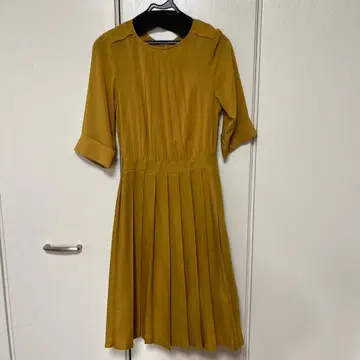 snidel 원피스 옐로우 컬러 겨자색