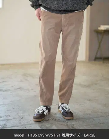 BAYFLOW 코듀로이 플렉스 슬림 팬츠