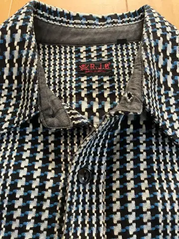 [ 새상품급 ] 38 RJB 글렌체크 플란넬 셔츠 플랫 헤드