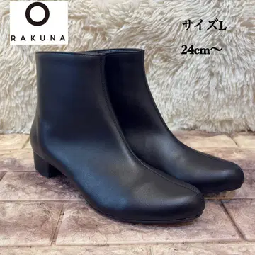 새상품 라쿠나 정골 부츠 3cm 힐 L 사이즈 24cm~