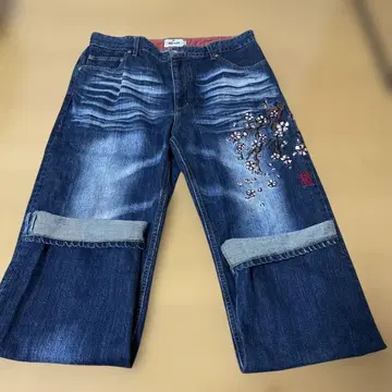 카라쿠리타마시 벚꽃 자수 38 사이즈 빅 사이즈 오니히게