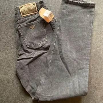 Armani Jeans 다크 그레이 스트레이트 청바지 새상품