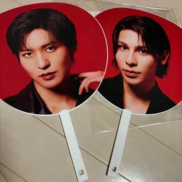 메메 라우 부채 2장 세트 메구로 렌 라울 ON