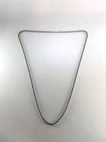실버 925 볼 체인 목걸이 55cm