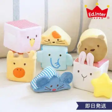 푹신푹신 애니멀 블록 아기 천 쌓기 장난감