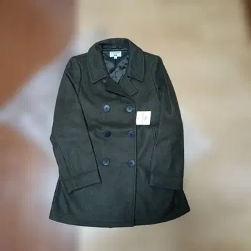 미착용 택 포함 유니클로 울 블렌드 피 코트 M