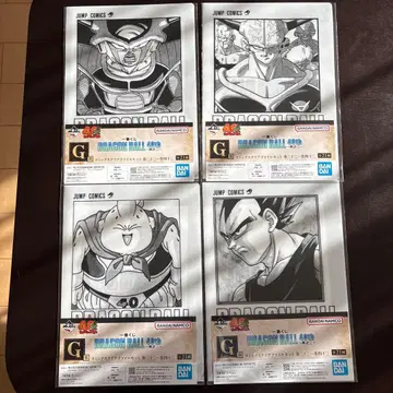 드래곤볼 제일복권 클리어 파일 4장 세트