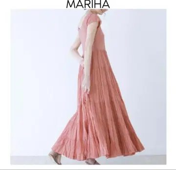 MARIHA NOBLE 초원의 무지개 드레스 원피스 핑크 마리하 면 반팔