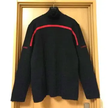 이탈리아제 빈티지 아이스버그 하이넥 니트 상의