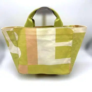 BALLY 발리 핸드백 빅 로고 캔버스 가죽