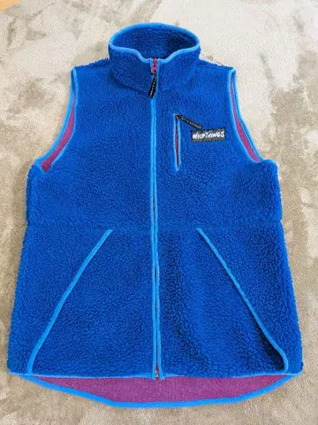 Wild Things 플리스 베스트 파랑