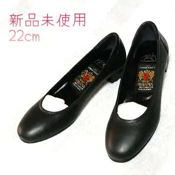 MIHAMA 22cm 미사용 새상품 재판매 SALE 플레인 블랙 펌프스