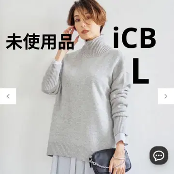 시착만 한 상품 / ICB 소프트 캐시미어 믹스 하이넥 니트 XL 상당