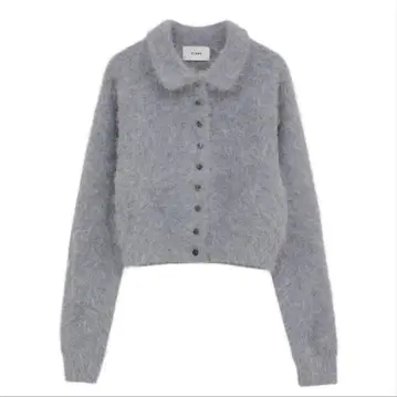 클라네 ANGORA SHORT KNIT CARDIGAN