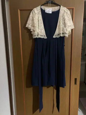 네이비 드레스 레이스 볼레로 포함