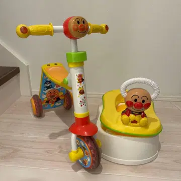 (도내 직접 전달 희망) 호빵맨 보행 보조 완구와 변기 세트