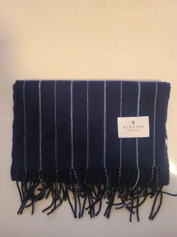 캐시미어 100% 머플러 GLOSTER by 노리즈 네이비