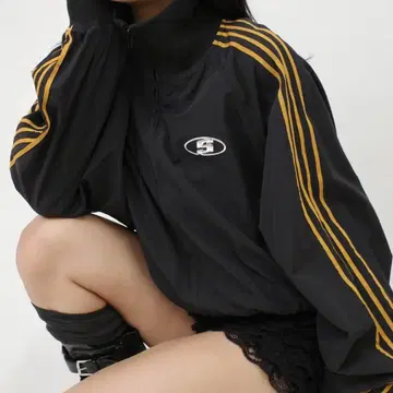 [ SLOPPY ] S 로고 나일론 트랙 자켓