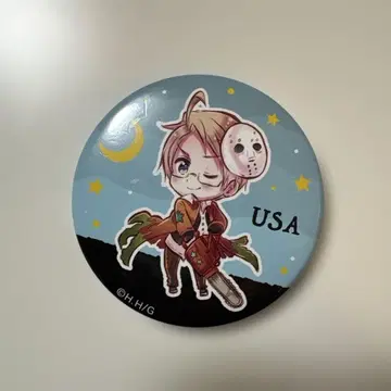 헤타리아 미국 할로윈 캔뱃지