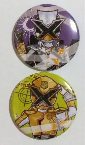 루팡레인저 패트레인저 캔뱃지 루팡엑스 패트엑스