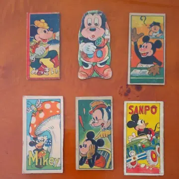 [미국 캐릭터] 미키마우스 딱지 쇼와 딱지 면자 딱지