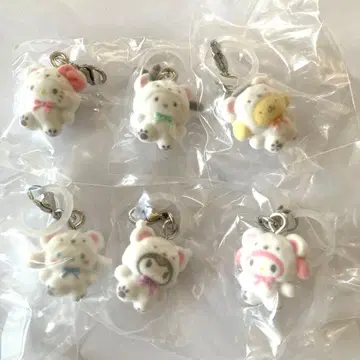 산리오 메지루시 액세서리 복슬복슬 스노우 컴플리트 세트