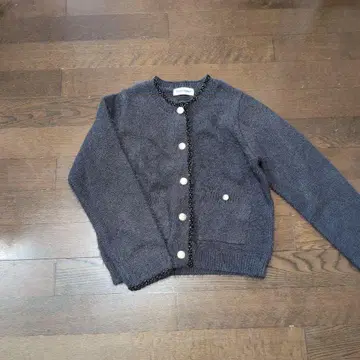 프레디&글로스터 포켓 부착 샤기 가디건