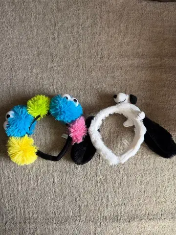 쿠키 몬스터 스누피 머리띠