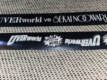 UVERworld 세카오와 합동 라이브 공연 밴드 은색 테이프 2개 세트