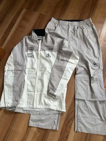 르꼬끄 골프 레인웨어 크림 size.LL