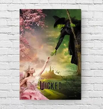 대형 영화 포스터 위키드 두 마녀 Wicked US판 of2