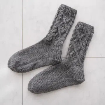 손뜨개질 양말 아란의 양말