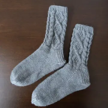 손뜨개질 양말 아란의 양말