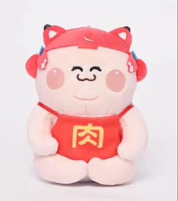 뚱뚱한 갈비 카라비너 포함 봉제 인형 (소) 니쿠타로 VER. 새상품