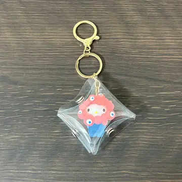 만박 산리오 x 미야쿠미야쿠 입체 마스코트 클리어 키링 키티