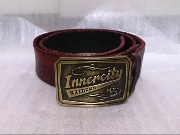I.C.R vs DETH KILLERS 데스키라즈 적갈색 가죽 벨트 32