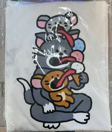 톰과 제리 해피 복권 B상 티셔츠