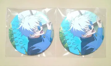 주술회전 팬파레 복권 E상 캔뱃지 고죠 세트