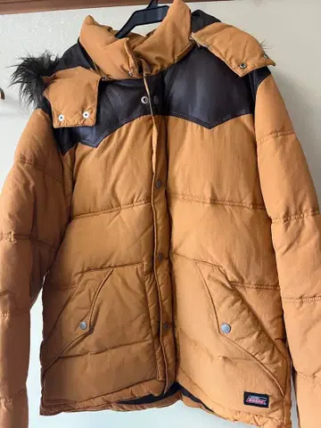 Dickies 후드 부착 다운 자켓