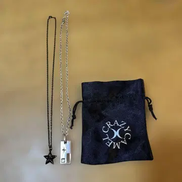 CRAZYCAMEL 스타와 플레이트 목걸이 세트