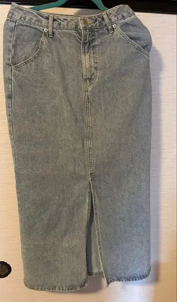 새상품 디스코트 데님 롱 스커트 L